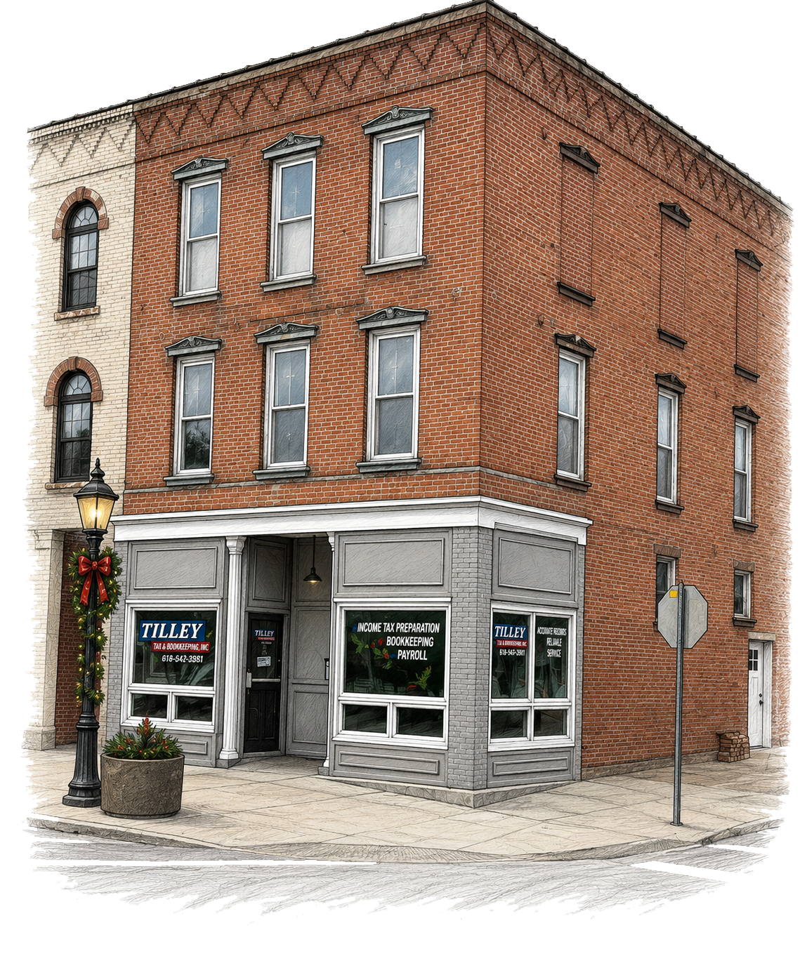 Tilley Tax & Bookkeeping office at 820 S Washington St, Du Quoin IL